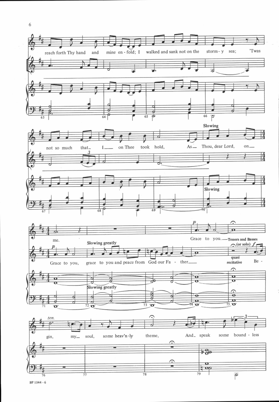 Grace - Carter Grace - Carter 4-Part scores gallery preview page 6