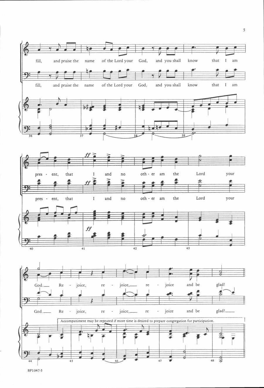 We Gather Together We Gather Together 4-Part scores gallery preview page 5