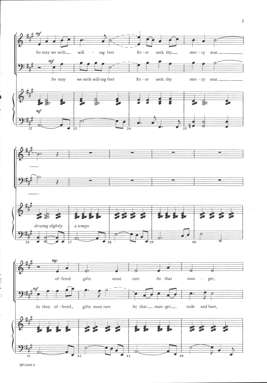 As with Gladness Men of Old 2-Part scores gallery preview page 4