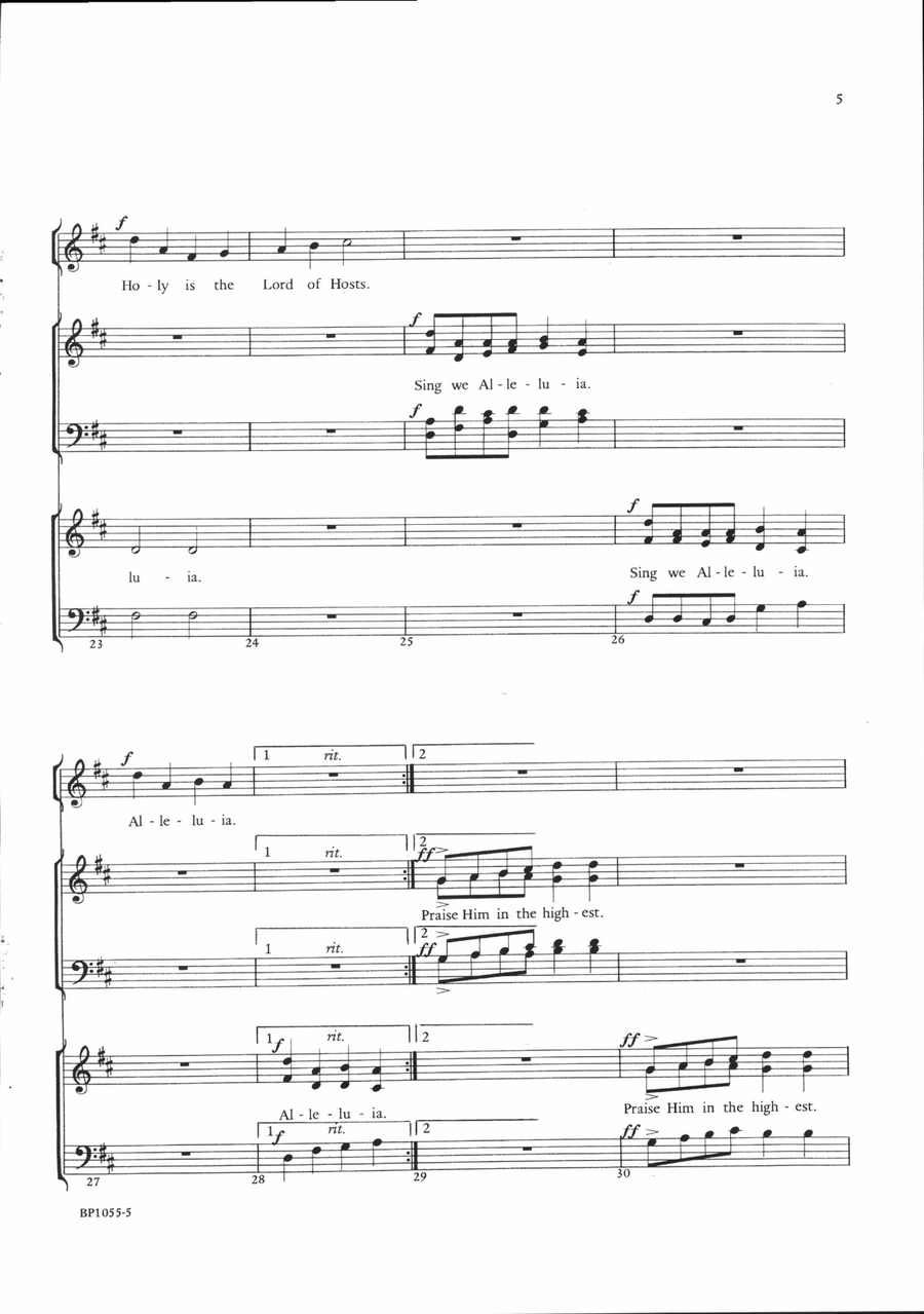 Come, Join Our Song Come, Join Our Song 4-Part scores gallery preview page 4