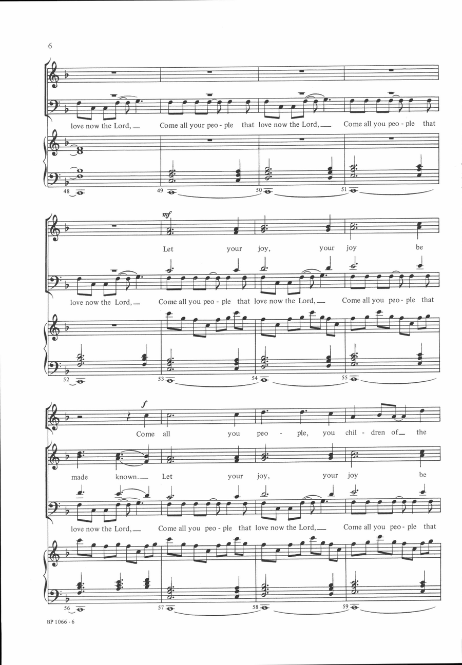 A Celebration A Celebration 4-Part scores gallery preview page 6