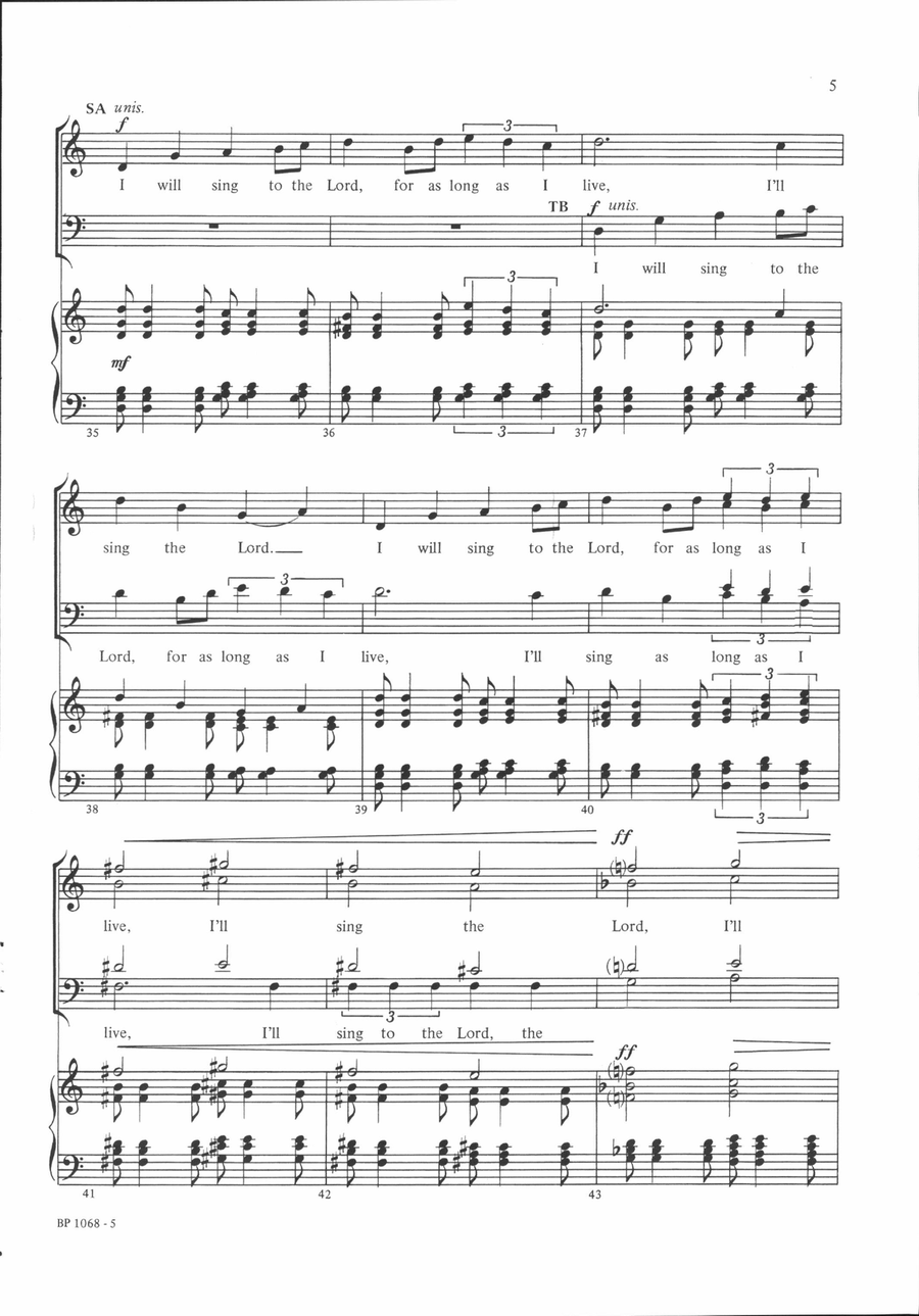A Wonderful Noise A Wonderful Noise 4-Part scores gallery preview page 5