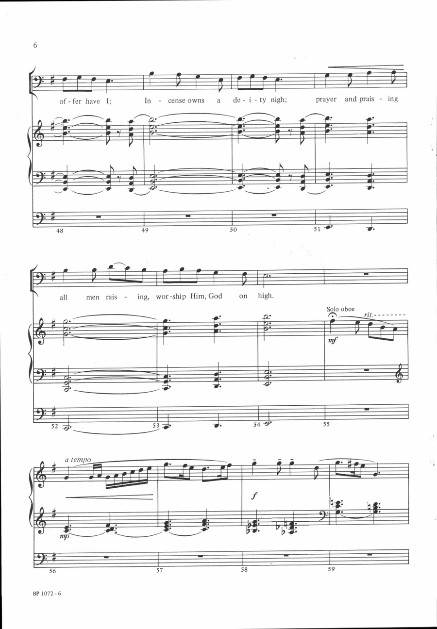 We Three Kings We Three Kings 4-Part scores gallery preview page 6