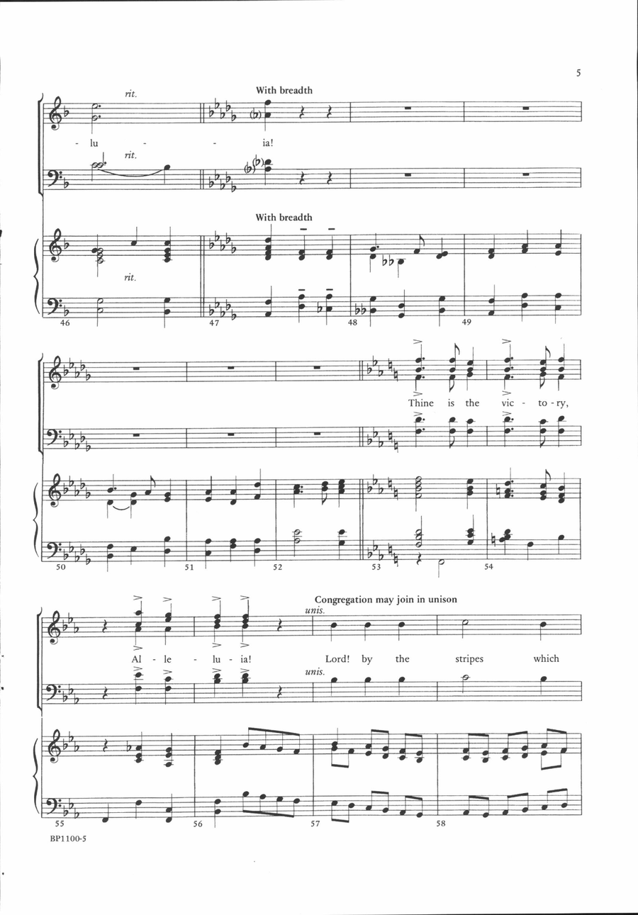 Victory Victory 4-Part scores gallery preview page 5