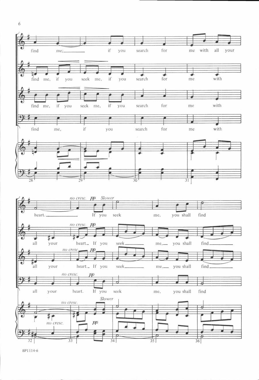 If You Love Me If You Love Me 4-Part scores gallery preview page 5