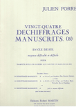 Déchiffrages manuscrits (b) (24), pour trompette