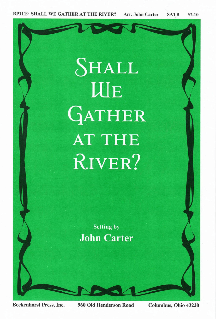 Shall We Gather at the River? - Carter 4-Part scores gallery preview page 1