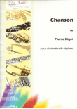 Chanson, pour clarinette