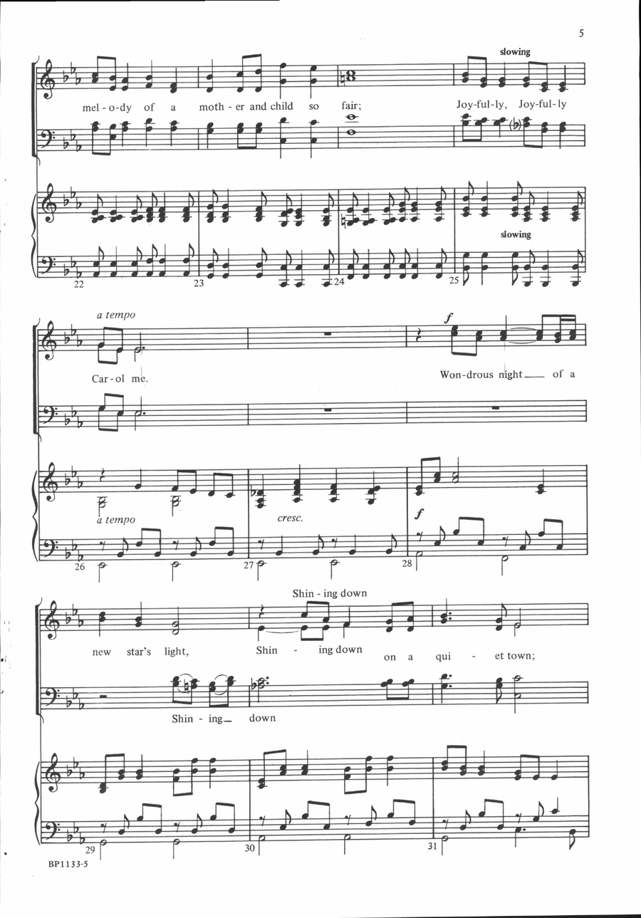 Carol Me Carol Me 4-Part scores gallery preview page 4