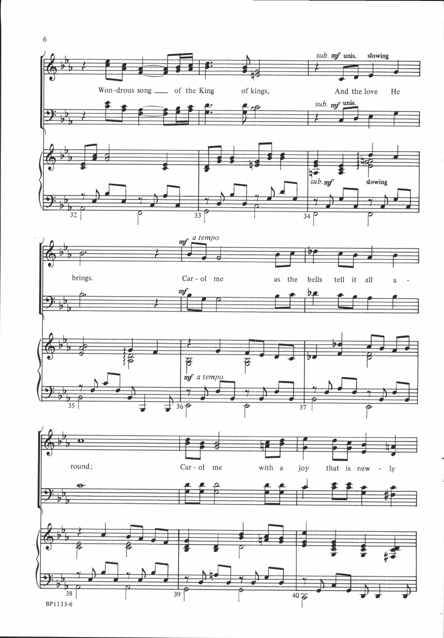 Carol Me Carol Me 4-Part scores gallery preview page 5