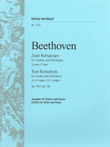 Violin Romances in G major Op. 40 and F major Op 50