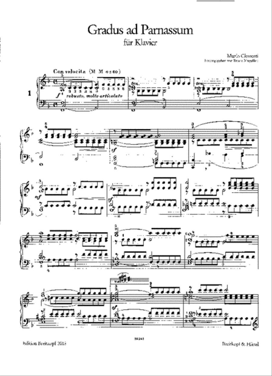 Gradus ad Parnassum, Vol. 1 Piano Solo scores gallery preview page 2