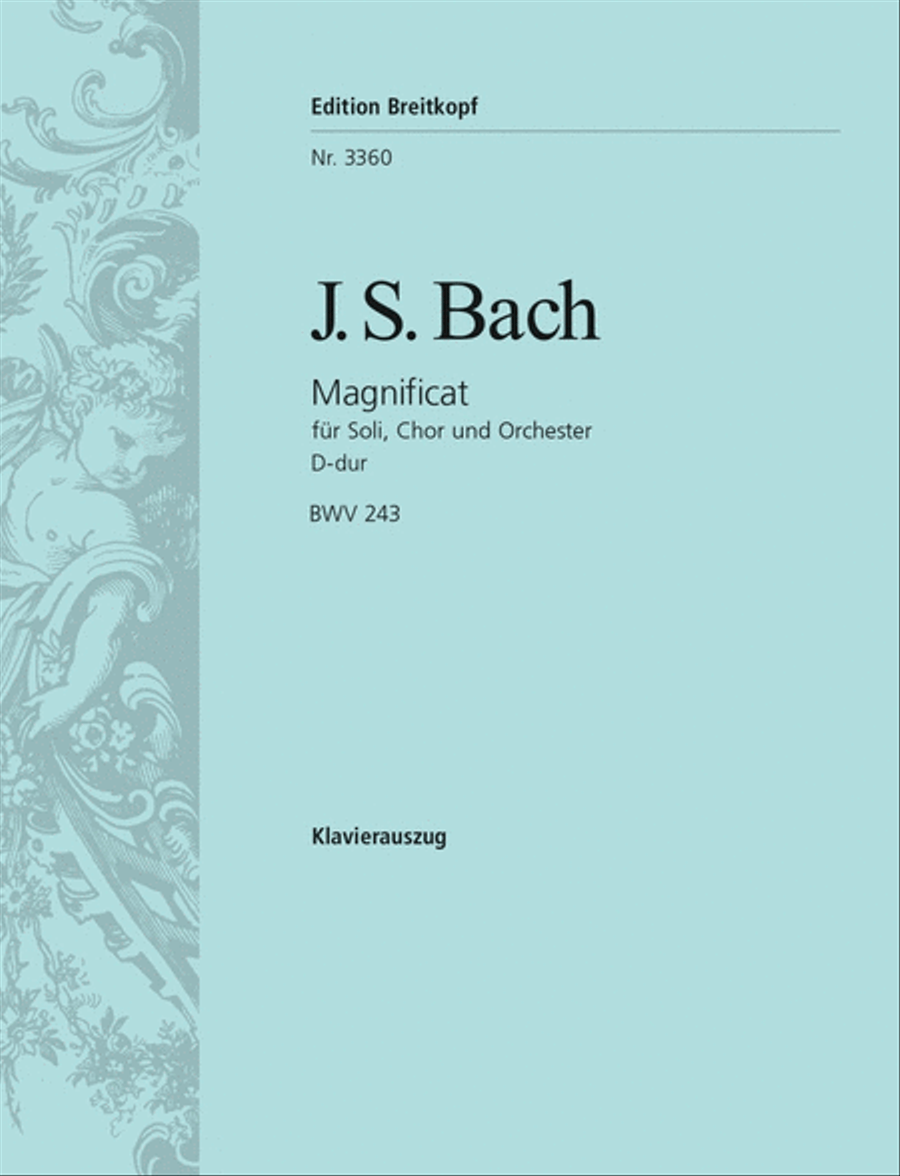 Magnificat in D major BWV 243 SSATB scores gallery preview page 1