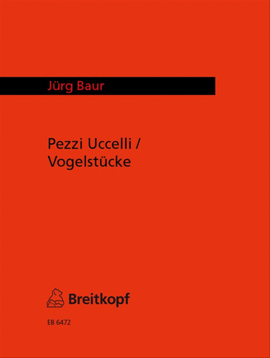 Pezzi Uccelli / Vogelstucke Recorder scores gallery preview page 1