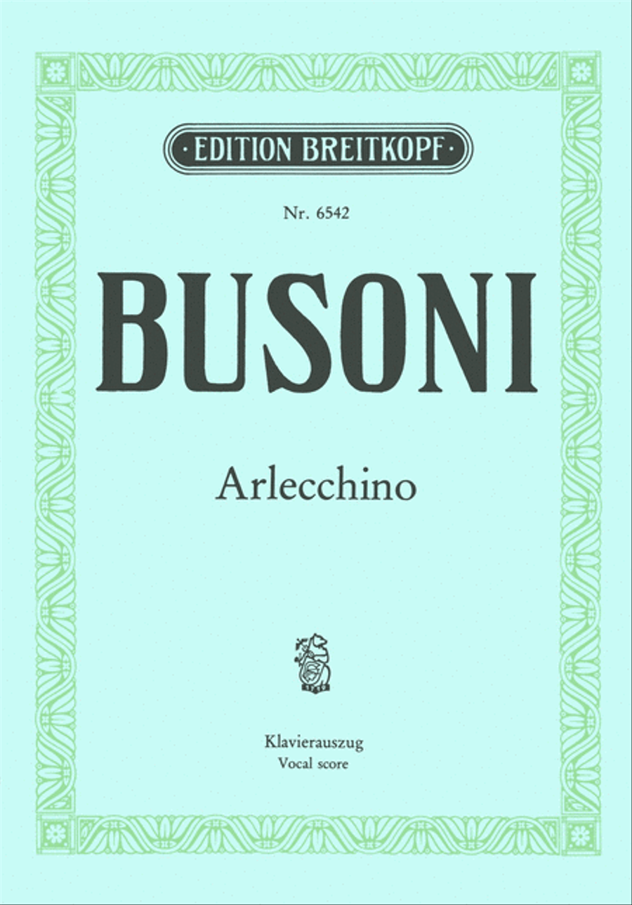 Arlecchino Op. 50 K 270 Choir scores gallery preview page 1