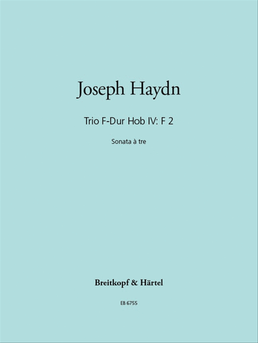 Trio in F major Hob IV: F 2 Score scores gallery preview page 1