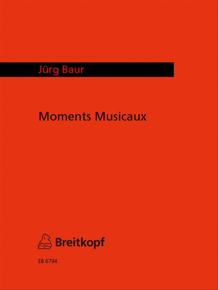 Moments Musicaux Violin Solo scores gallery preview page 1