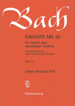 Cantata BWV 42 “And the same day, when the evening had fallen”