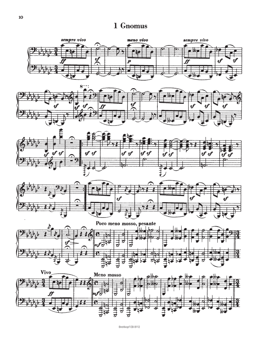 Pictures at an Exhibition Piano Solo scores gallery preview page 3