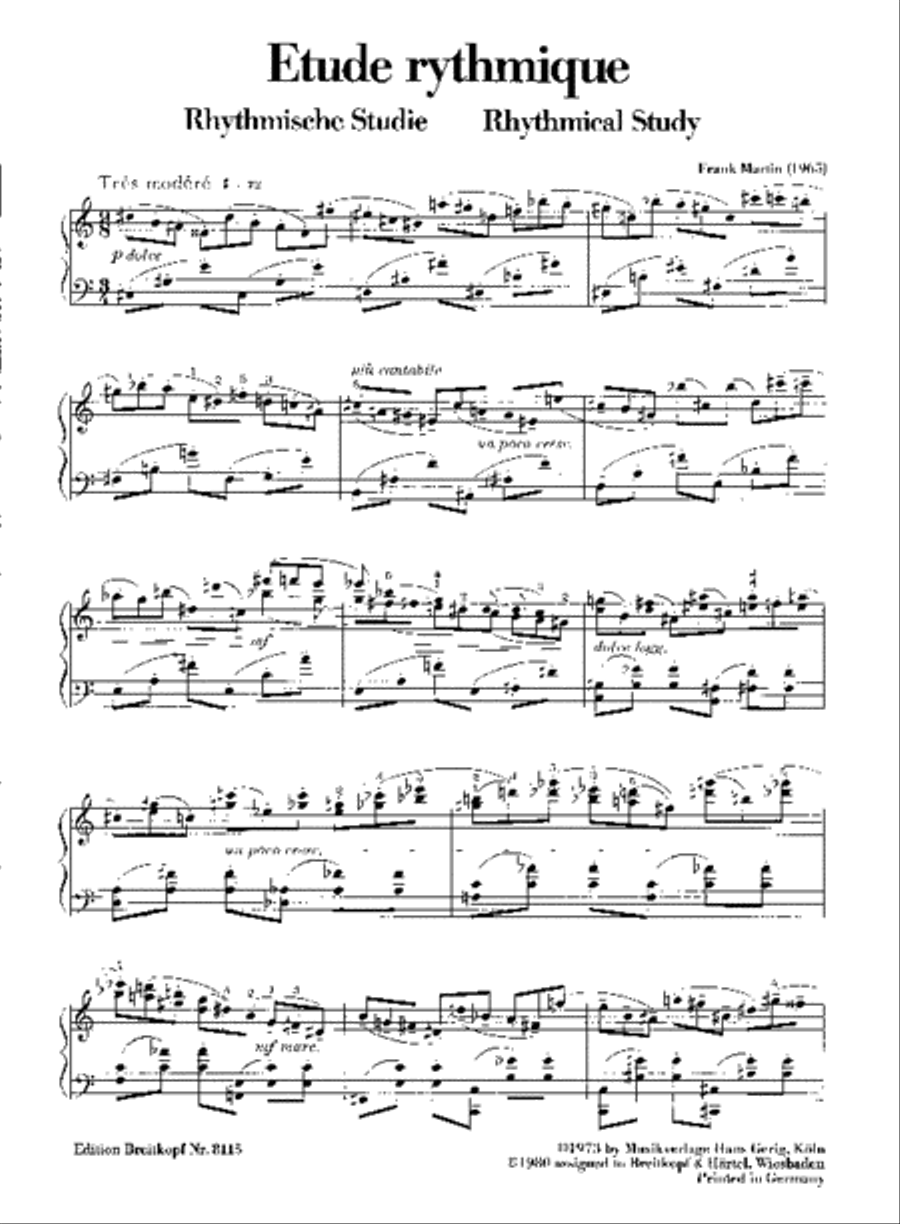 Etude rythmique Piano Method scores gallery preview page 2