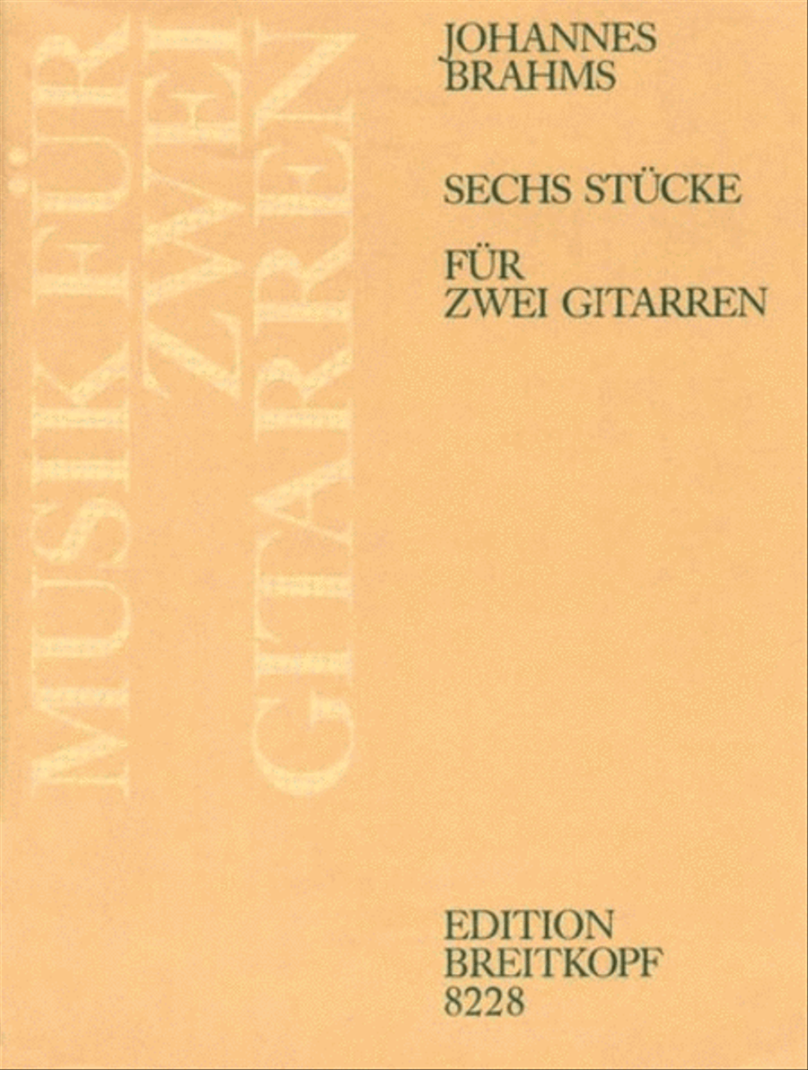 6 Pieces from Op. 76, 116, 118 Classical Guitar scores gallery preview page 1