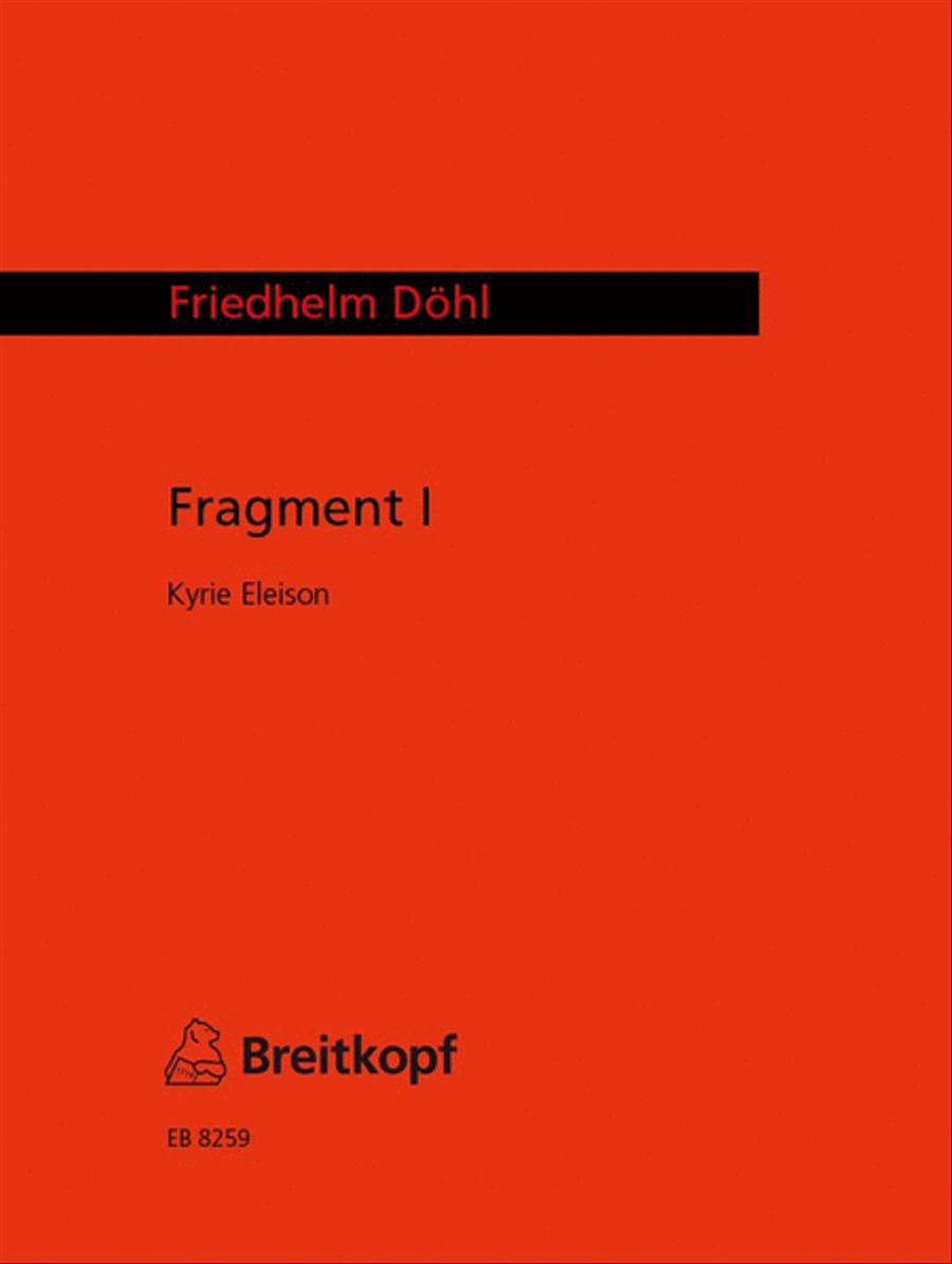 Fragment I Organ scores gallery preview page 1