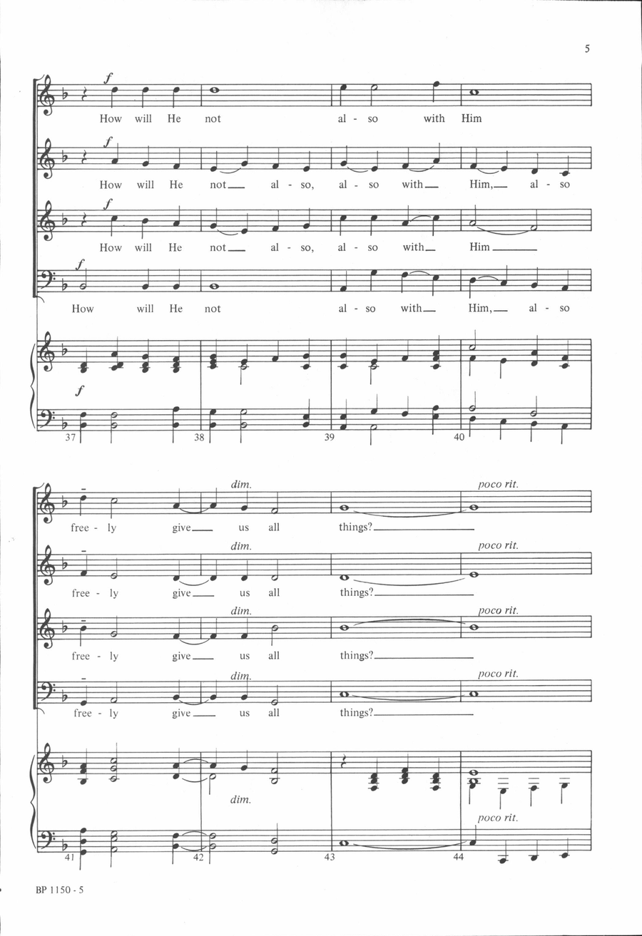 Song of the Apostle Song of the Apostle 4-Part scores gallery preview page 5