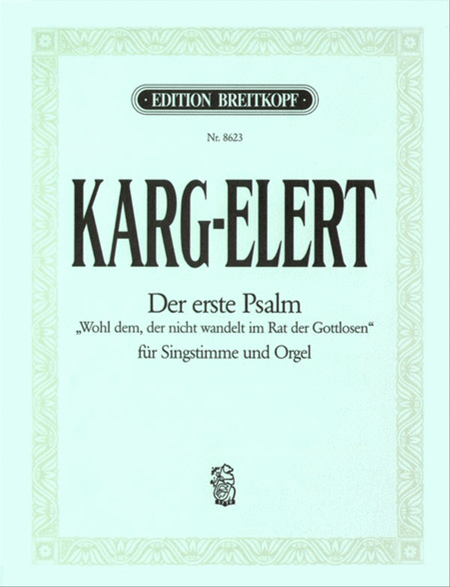 Psalm 1 Voice scores gallery preview page 1