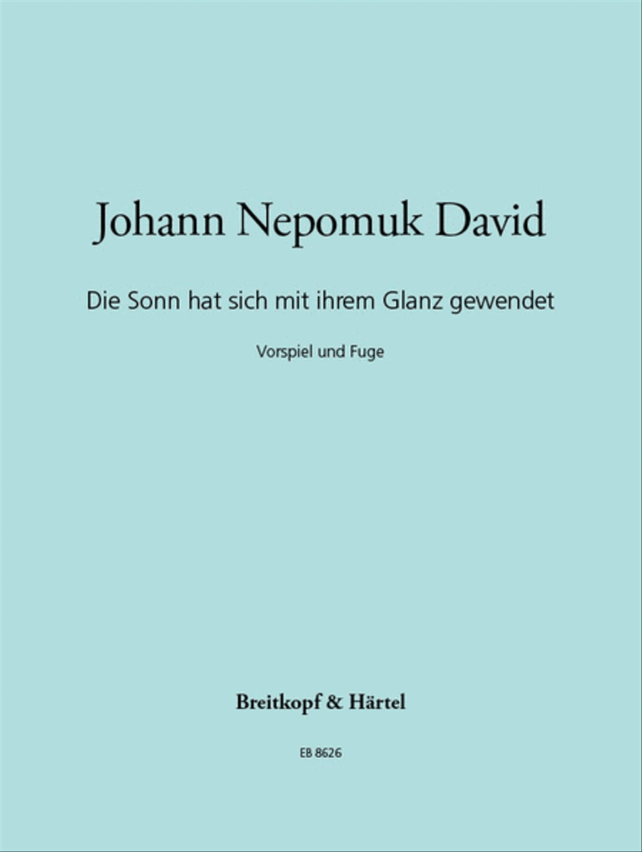 Die Sonn hat sich mit ihrem Glanz gewendet Organ scores gallery preview page 1