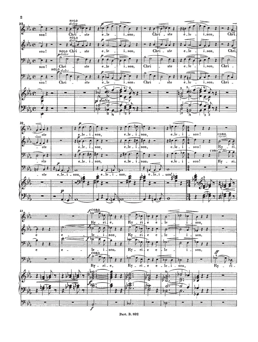 Missa in C minor Missa in C minor TTBB scores gallery preview page 3