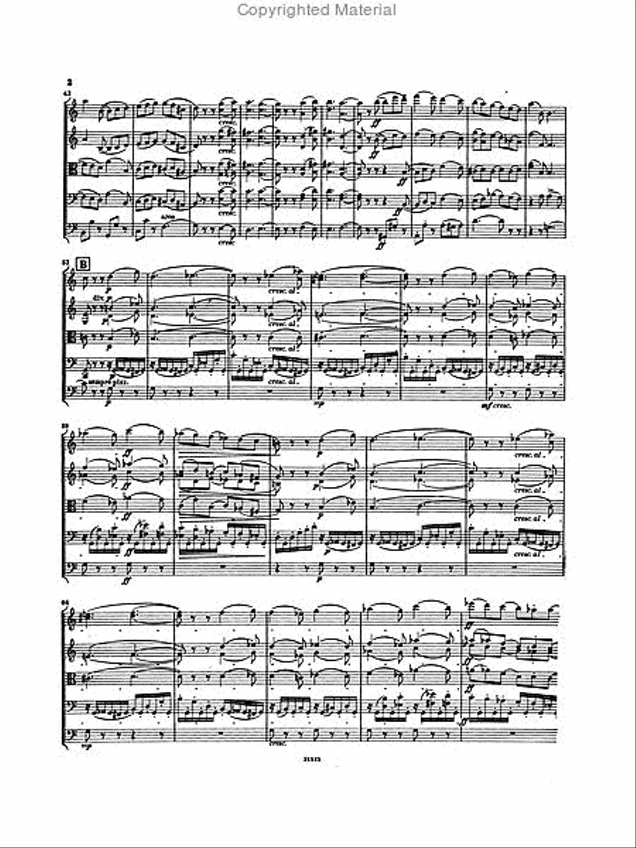 Serenade in C major Op. 48 String Orchestra scores gallery preview page 3