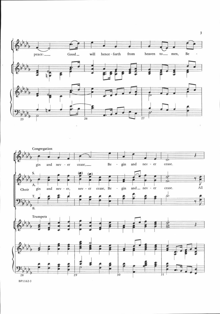 Angels We Have Heard on High - Beck 4-Part scores gallery preview page 4