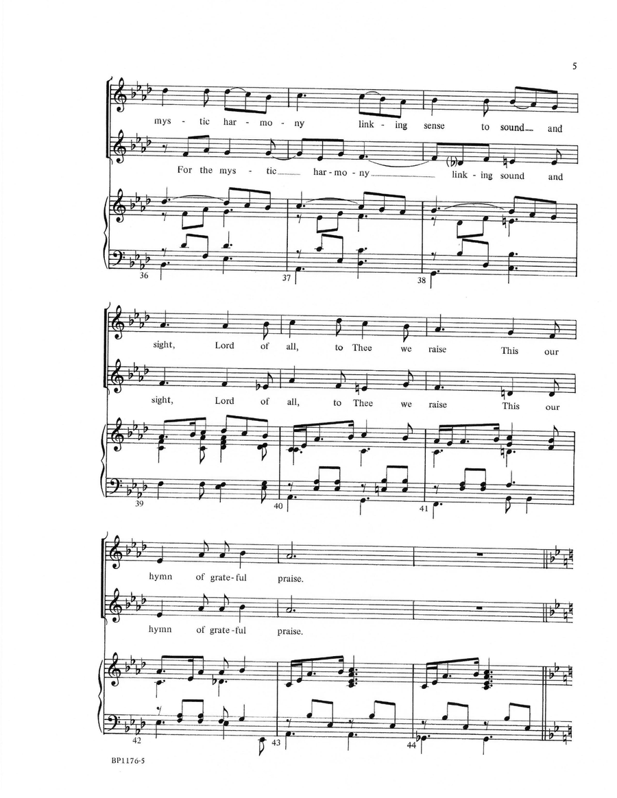 For the Beauty of the Earth - Carter 2-Part scores gallery preview page 5