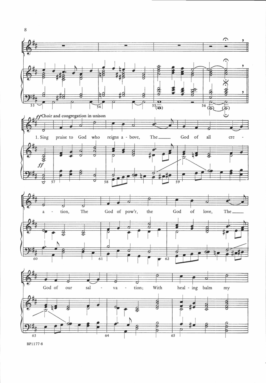 Jubilant Canticle Jubilant Canticle 4-Part scores gallery preview page 7