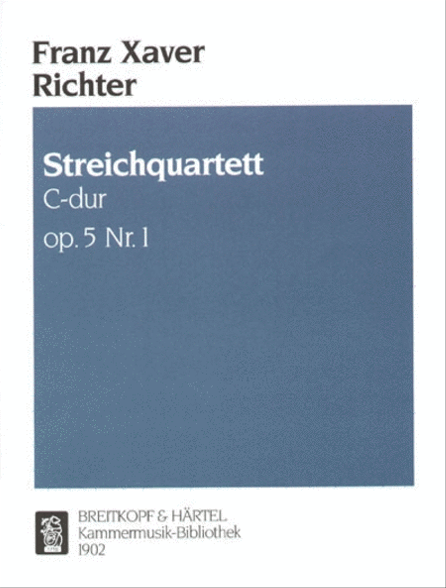 String Quartet in C major Op. 5/1 String Quartet scores gallery preview page 1