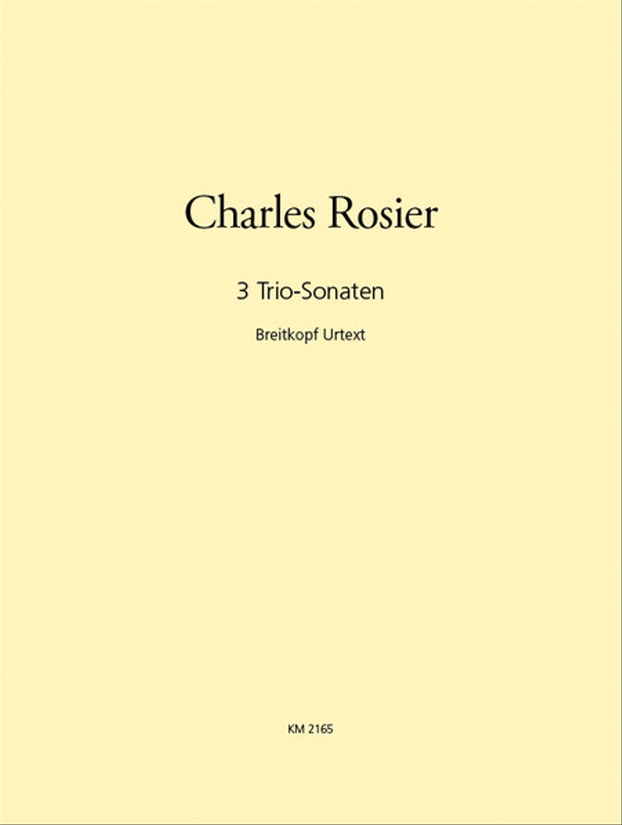 3 Trio Sonatas Score scores gallery preview page 1