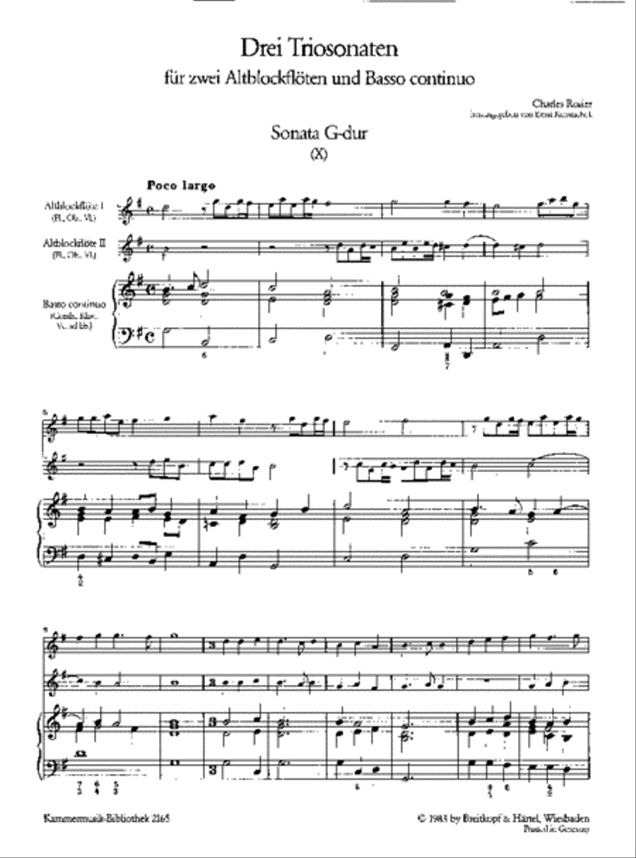 3 Trio Sonatas Score scores gallery preview page 2