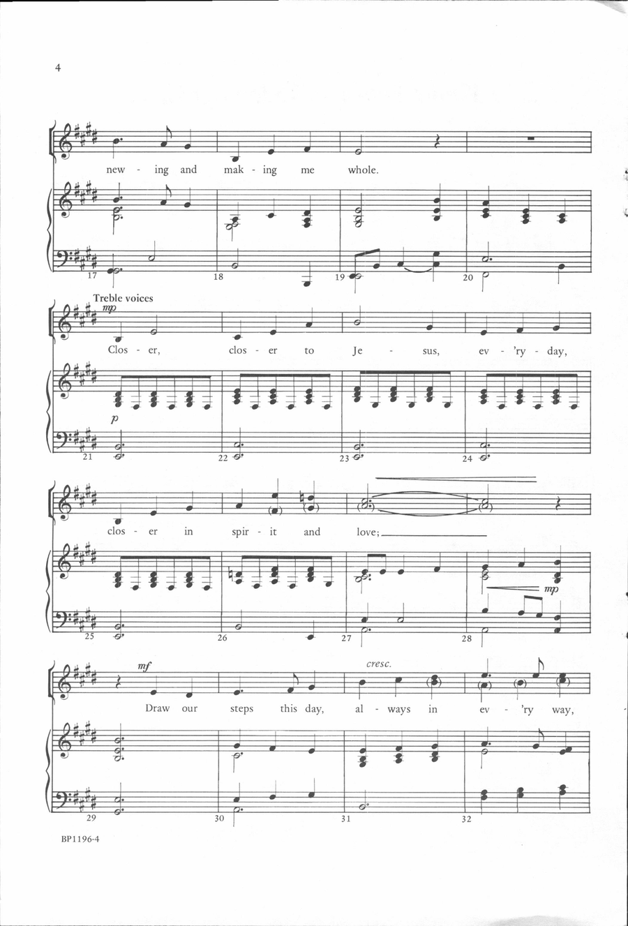 I Know That My Redeemer Lives - Wagner Choir scores gallery preview page 3