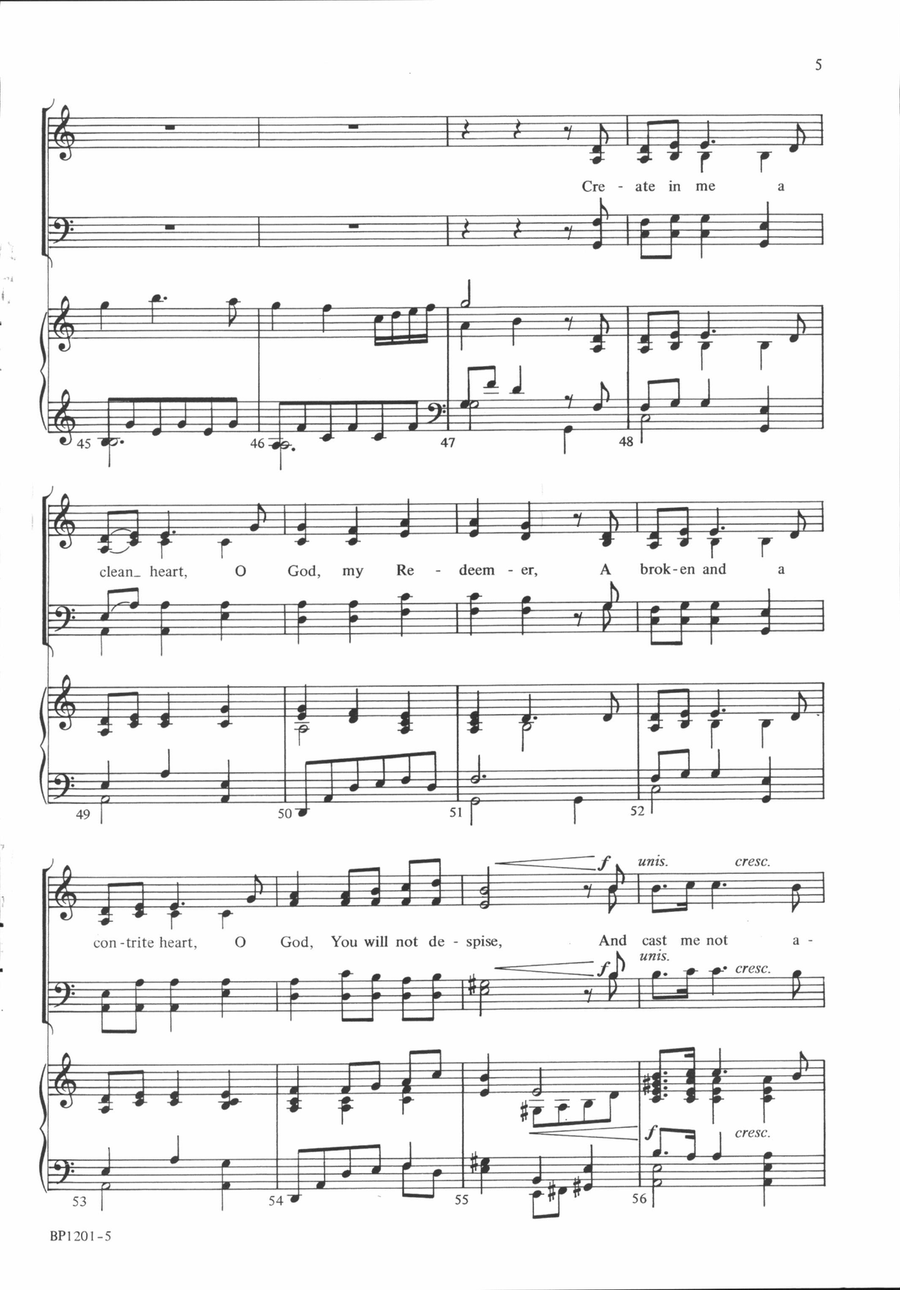 My Prayer My Prayer 4-Part scores gallery preview page 5