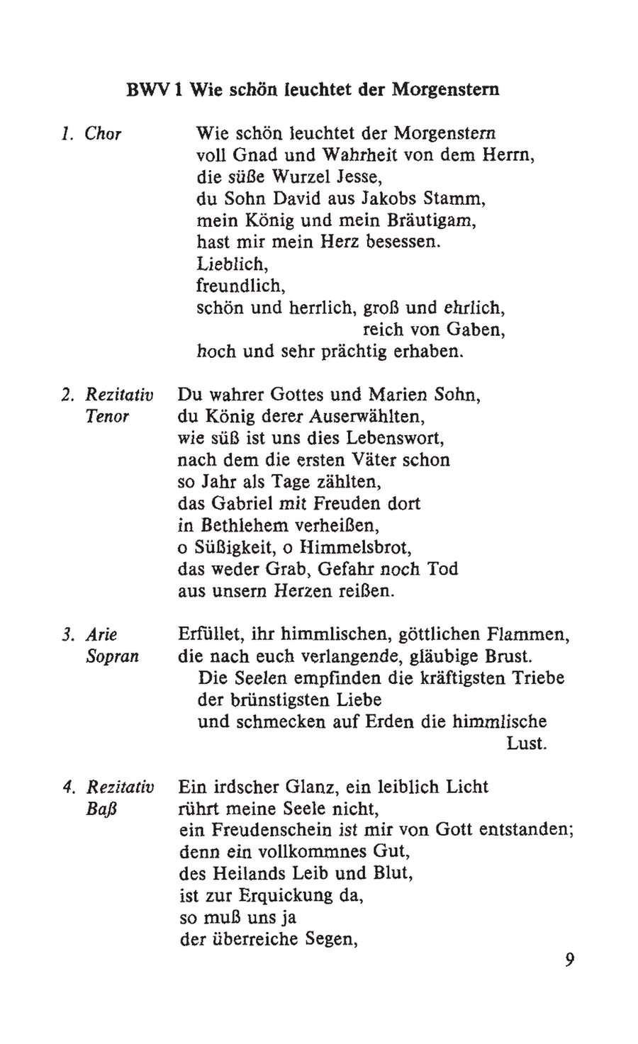 Texts on the Cantatas, Motets, Masses, Passions and Oratorios by Johann Sebastian Bach Collection / Songbook scores gallery preview page 4