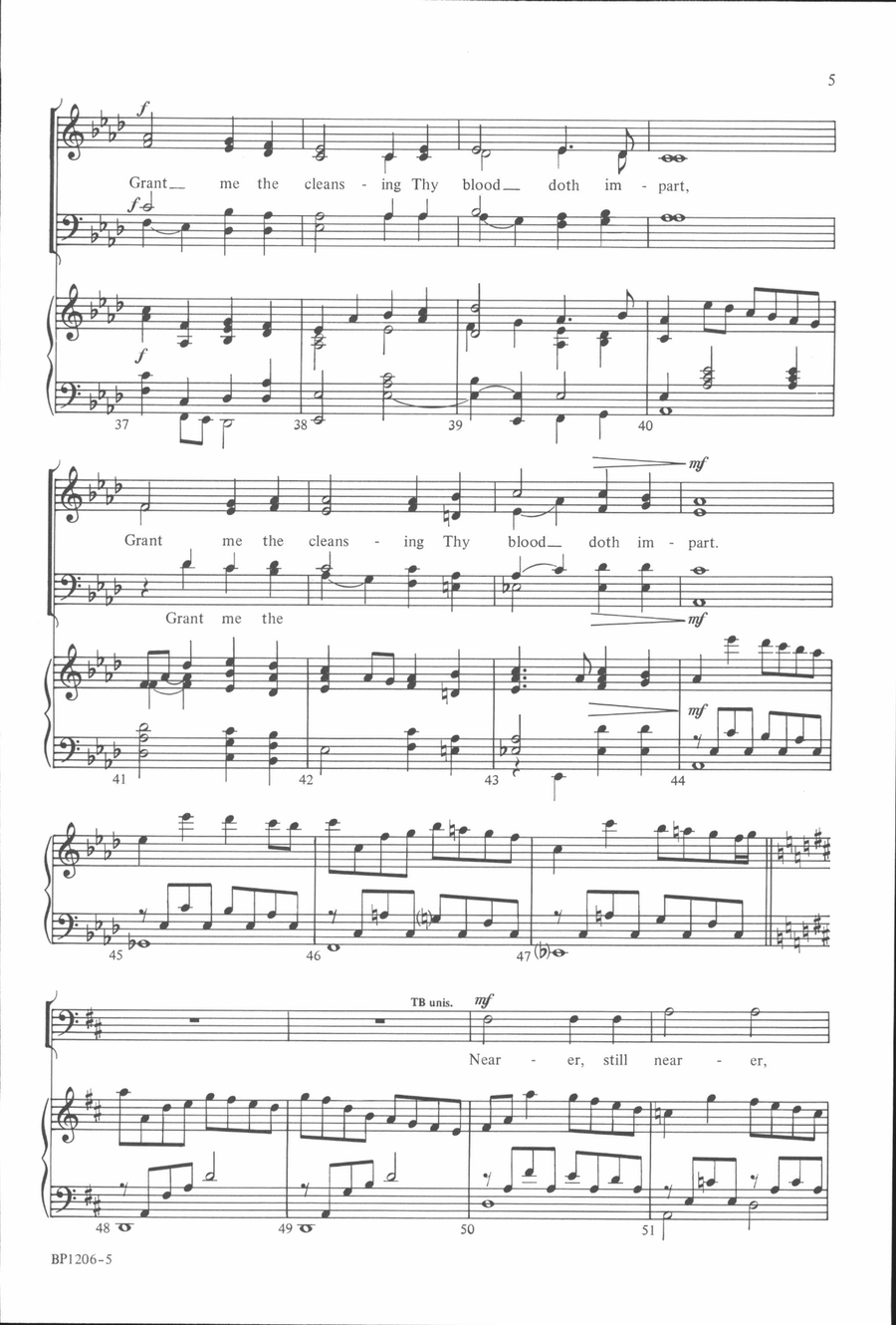 Nearer, Still Nearer - Larson 4-Part scores gallery preview page 5