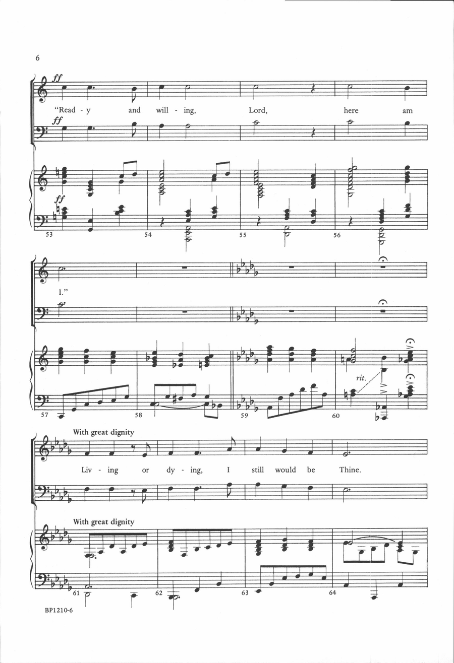 Lord, Here Am I - 2-Part Lord, Here Am I - 2-Part 2-Part scores gallery preview page 5