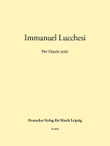 Per Flauto solo
