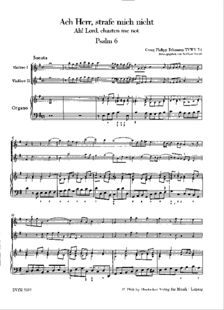 Ach Herr, strafe mich nicht - Psalm 6 Choir scores gallery preview page 2