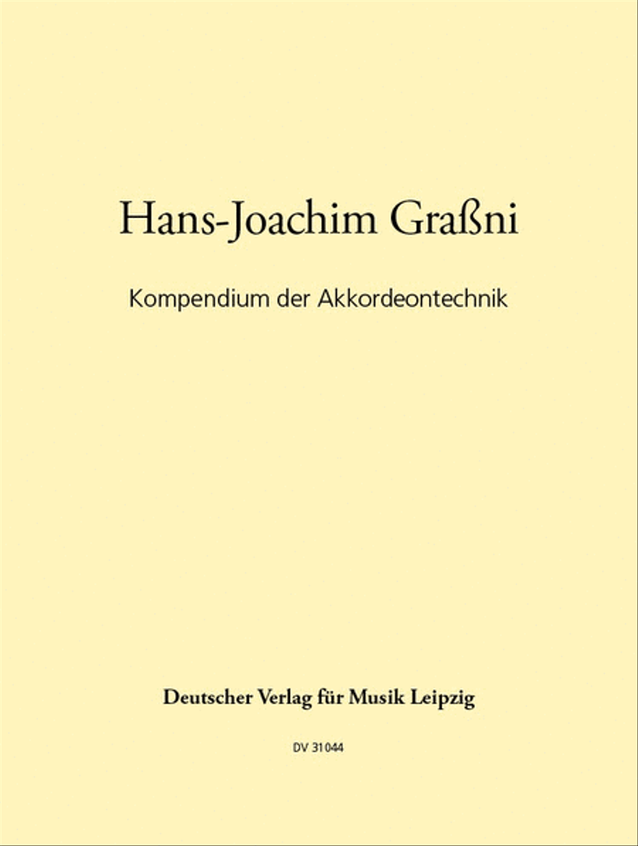 Kompendium der Akkordeontechnik Accordion scores gallery preview page 1