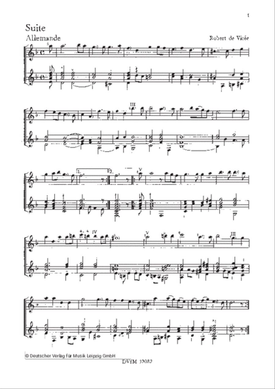Music from the 16th – 18th Century Acoustic Guitar scores gallery preview page 2