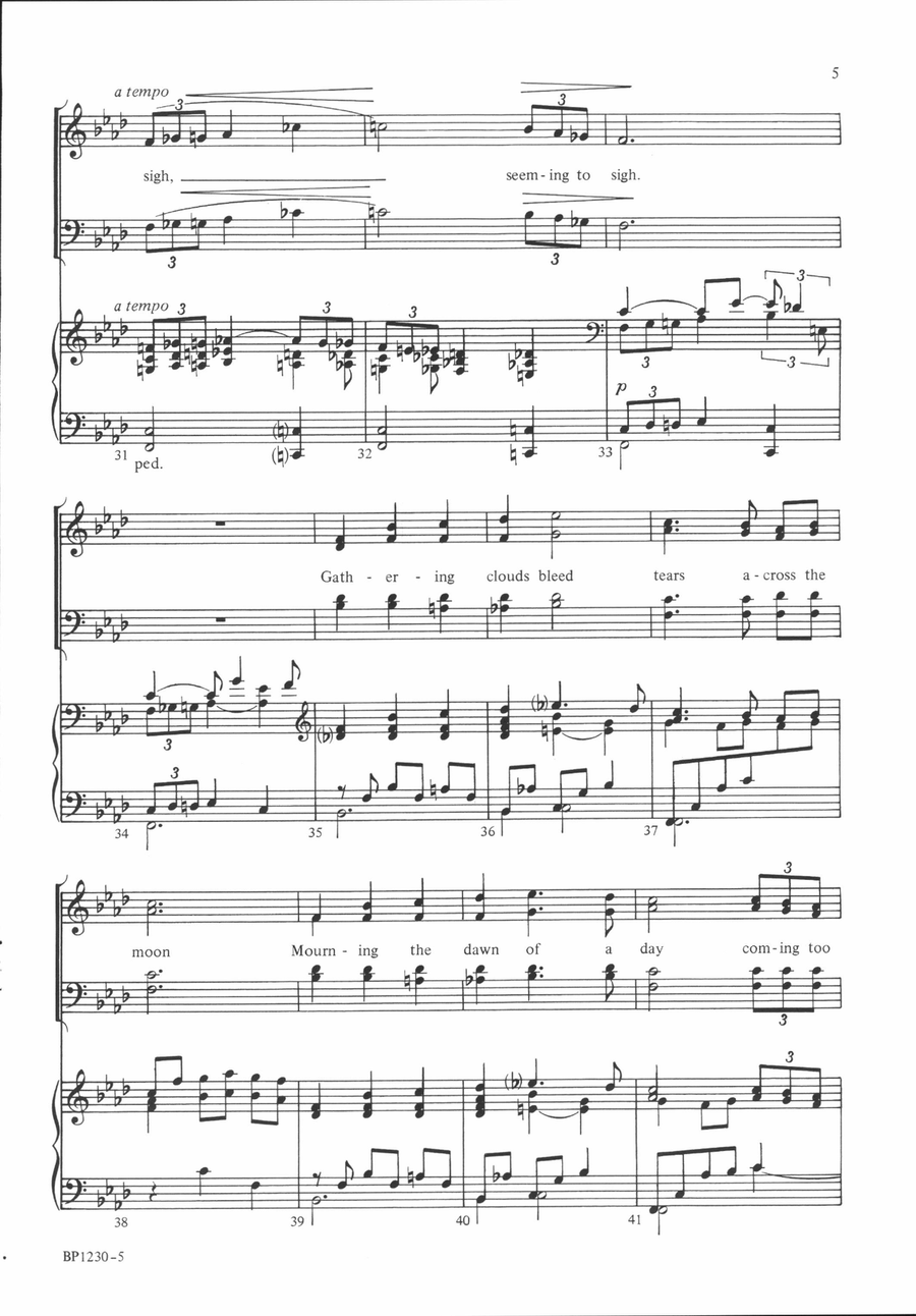 Gethsemane Gethsemane 4-Part scores gallery preview page 5
