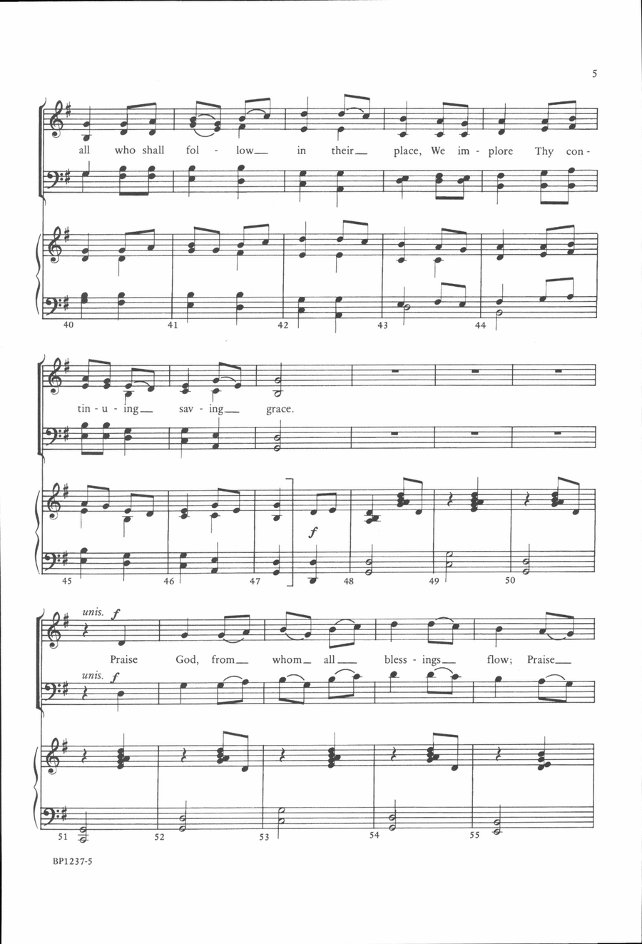Thanksgiving! - choral Thanksgiving! - choral 4-Part scores gallery preview page 4