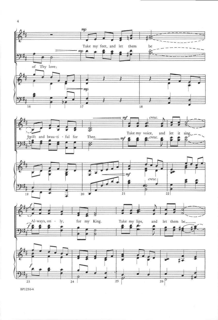 Consecration Consecration 4-Part scores gallery preview page 3
