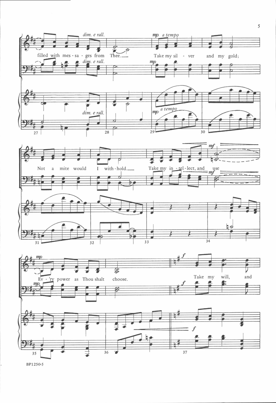 Consecration Consecration 4-Part scores gallery preview page 4